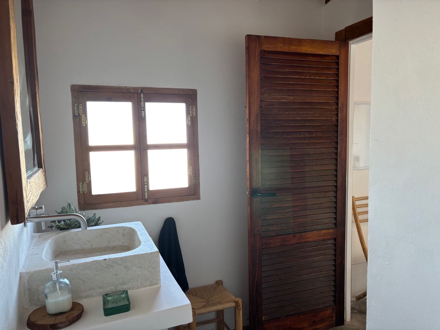 Zona de descanso en La Teja